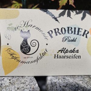 Probier Packl Alpaka-Haarseifen